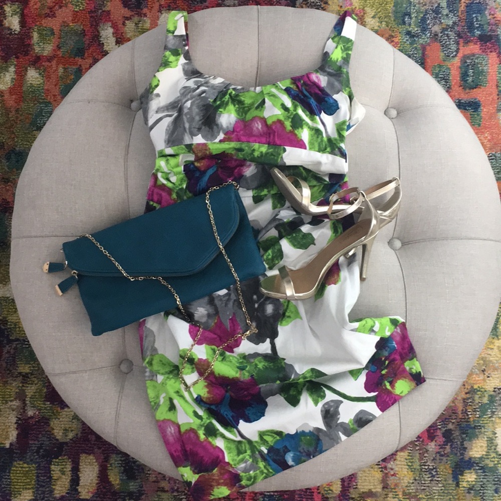 Suzi Chin for Maggy Boutigie floral dress
